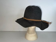 Primark Women Black Wide Brim Breathable Summer Sun Beach Holiday Hat OLS-HT016