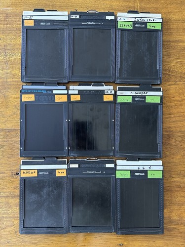 Set 4x5 film holders - set, of