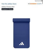 Adidas YOGA Mat BLUE NEW