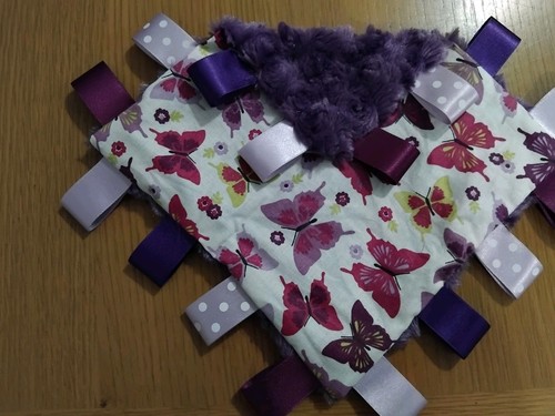 20cm butterfly print taggy - butterfly,