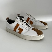 Mens Grenson Sneaker 67 in White Leather Size UK 9 - RRP £225