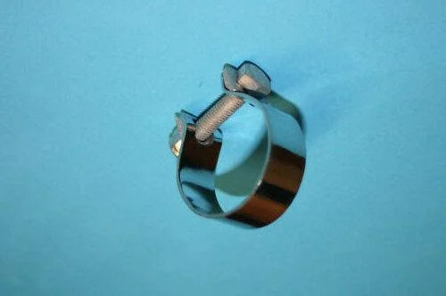 Chrome exhaust silencer - 3/8",