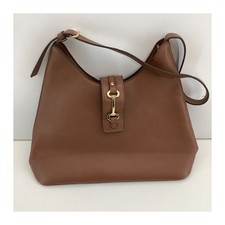 Brown Handbag With Gold