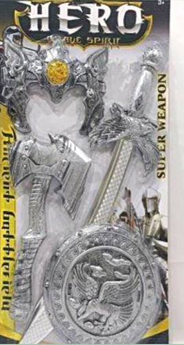 Knight silver plastic - silver,