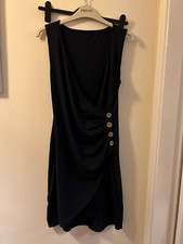 SHEIN Dress New Size L Wrap/Bodycon Navy Ruched Jersey Soft Feel Very Flattering