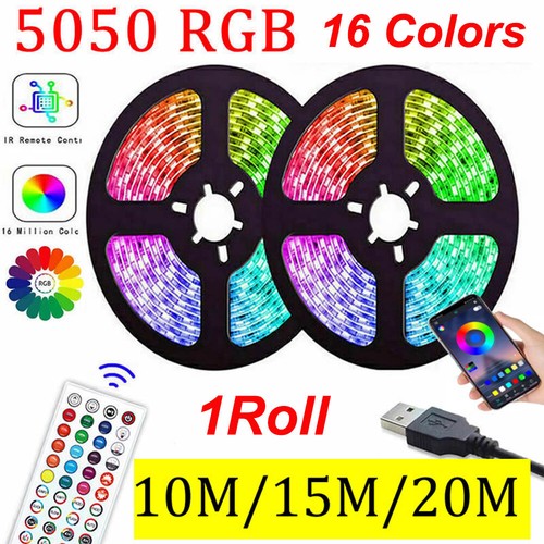Led strip lights 20m - 1-20m, rgb
