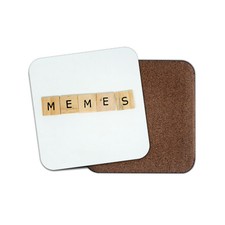 Memes Scrabble Coaster -