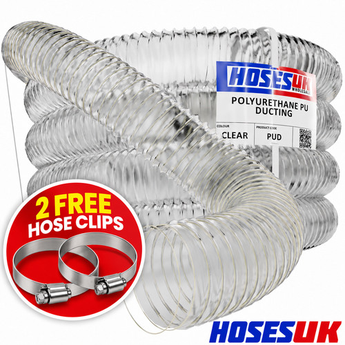 Clear flexible ducting - clear,