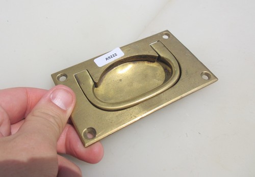 Large victorian brass drawer - brass,