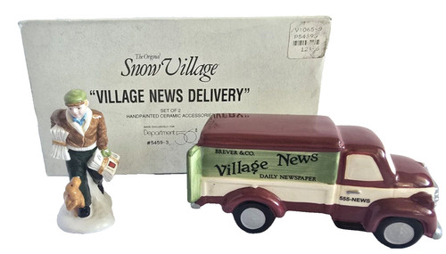 Department snow village - department,