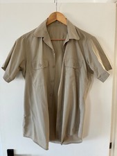 Mens Safari Shirt - 15" Collar