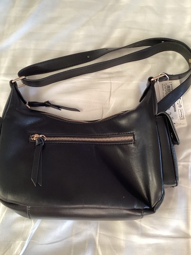 Handbag black vegan nwt - m&s, vegan.