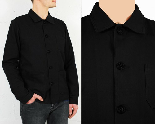 60s style french black cotton - black,