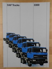 DAF 3300 Brochure 1982 Irish