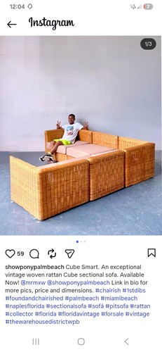 1970 french raffia - 1970's, rattan