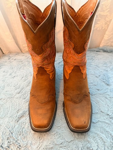 Tony lama square toe - tony, cowhide