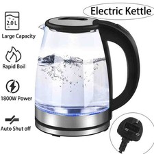 2L Electric Kettle Glass 360