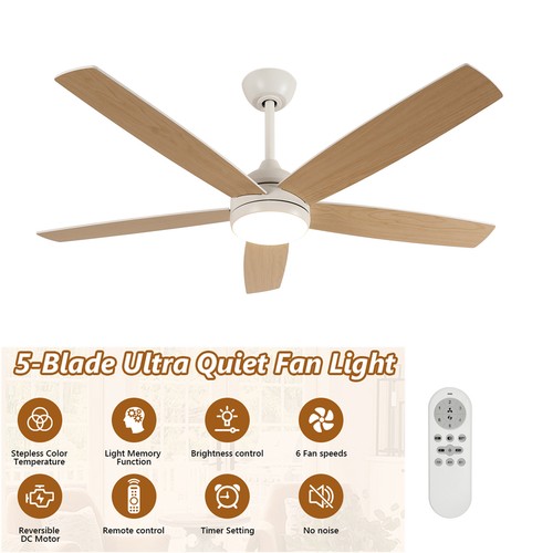 132cm speed led ceiling fan - led,