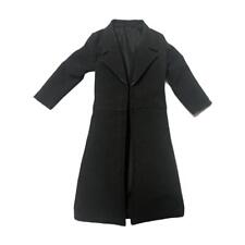 1/12 Female Trench Coat Kids Gift Photo Props Dress up Miniature Clothing
