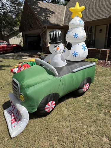 Lighted led snowman in - led,
