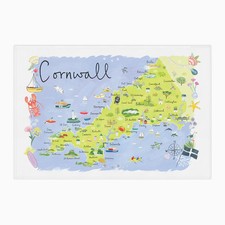 Whistlefish Cornwall Map Tea