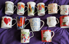 Job Lot 12 x Fine Bone China Mugs, dunoon , Wedgwood Queens  , Roy Kirkham Ect