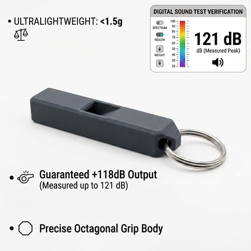 Ultra loud keychain safety - keychain,