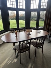 Vintage Teak Dining Table With