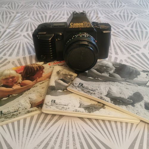 Canon t70 35mm slr film - film, camera