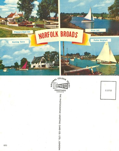 Vintage postcard norfolk - vintage,