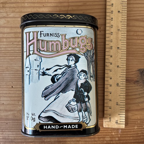 Furniss humbugs tin sweets - tin,