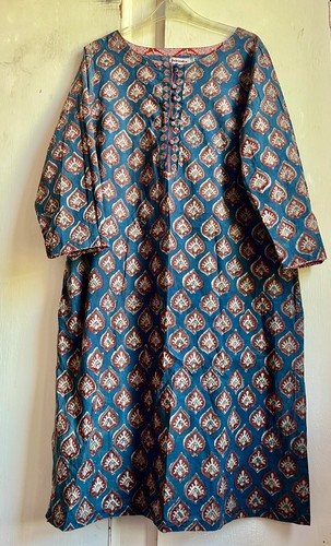 Lovely fabindia blue red - ✩lovely,