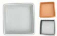 Square plant pot saucer - plant,