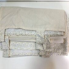 Mothercare Cotton Nursery Curtains Large Tab Top Spotted 168cm Wide x 183cm Long