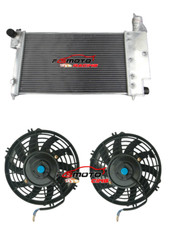 2 Row Alu Radiator+Fan For