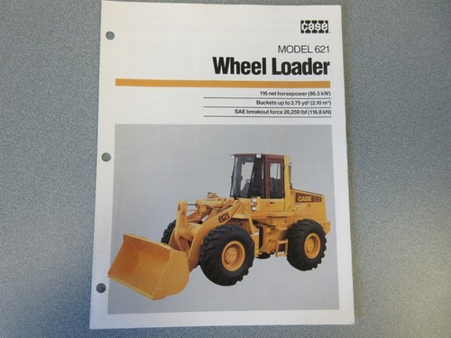 Case 621 wheel loader - wheel, brochure