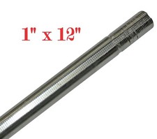 12" x 1" Live Axle with 1/4"