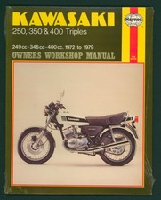 NEW OLD STOCK Kawasaki Triple KH 250 350 400 S1 S2 S3 (72-79) Haynes Manual FW53