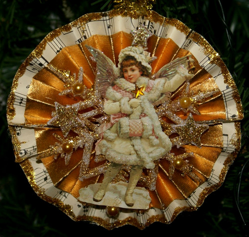 Victorian christmas angel - victorian, with