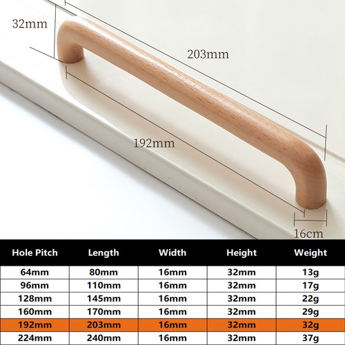 Walnut beech wooden kitchen - walnut,