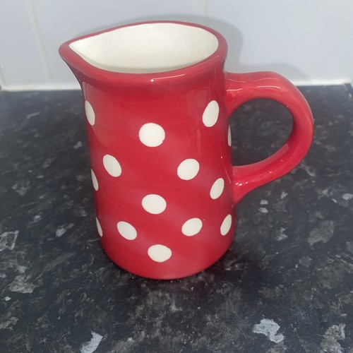 Laura ashley red white - ashley, polka