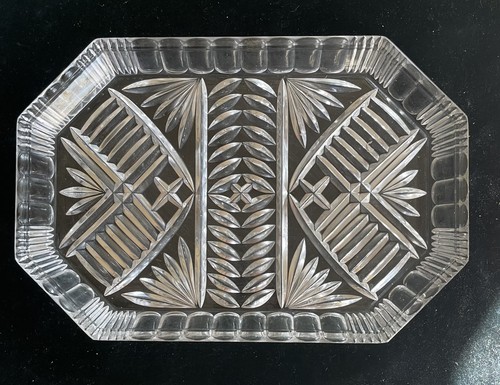 Vintage art deco cut glass - art,