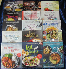 15 INSPIRATIONAL SLIMMING WORLD RECIPE BOOKS ** FREE UK POST ** PAPERBACK