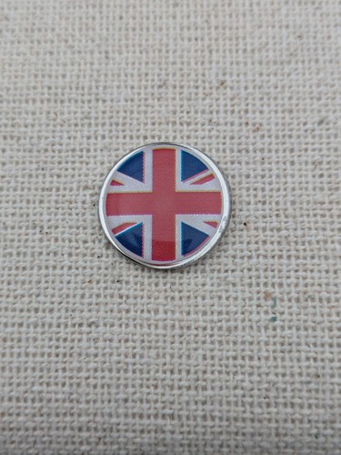 Union jack flag badge - union,