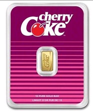 1 gram gold bar Coke Cherry In