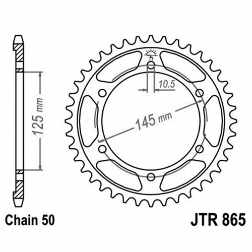 Corona 865 z44 yamaha 750 - jt,