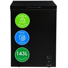 Abode chest freezer black - abode,