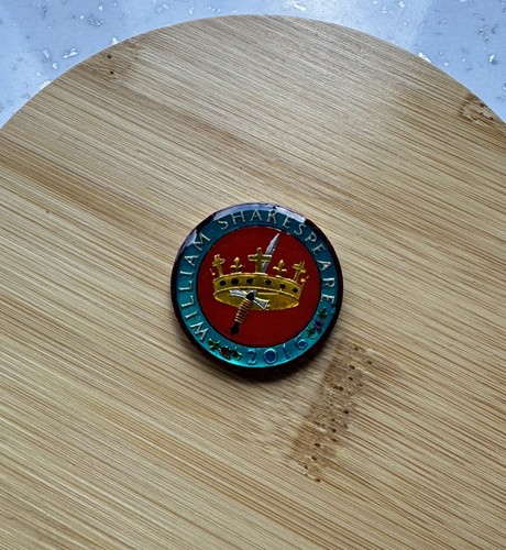 Enamelled hand painted - &, coin