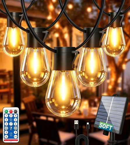 Solar festoon lights outdoor - festoon,