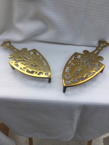 Antique old brass iron - old,